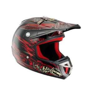  Fox Racing Shift Agent MX Bicycle Helmet   Black/Red 