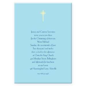  Yellow Cross Invitations