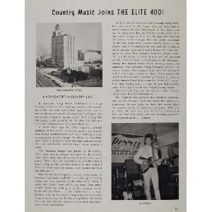  1967 Breakers Hotel Country Music Club Al Perry Article 