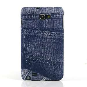  Dark Blue / Jeans Pattern Hard Case For Samsung Galaxy 