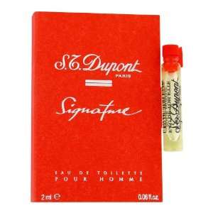  SIGNATURE by St Dupont Mens Vial (sample) .06 oz Beauty