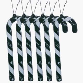  Collectible Wear 110377 Candy Cane Orn Michigan State 