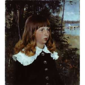   Albert Edelfelt   32 x 36 inches   Portrait of Emelie von Etter Home