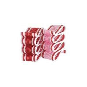  of 24 Gingerbread Kisses Pink and Red Ribbon Candy Chr