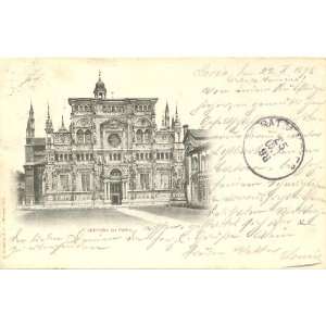  Postcard Certosa di Pavia Monastery Pavia Italy 