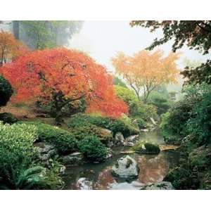  Japanese Garden I Finest LAMINATED Print Maureen Love 