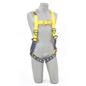 DBI/Sala 1107807 Delta Vest Style Full Body Harness, Medium, Navy 