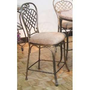  Allegra Upholstered Metal Cafe Chair