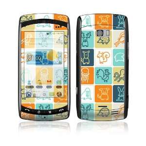  LG Ally VS740 Skin Decal Sticker   Animal Squares 