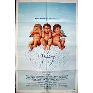   A Wedding Original 1978 Folded Movie Postet (Movie 