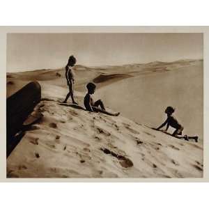  1924 Children Sahara Desert Sand Dunes Lehnert Landrock 
