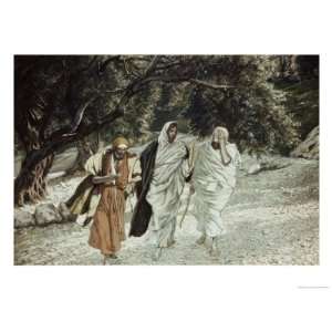  Disciples on the Road to Emmaus Giclee Poster Print