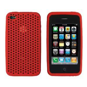   Sponge Case for iPhone 4 / 4G   Red  Players & Accessories