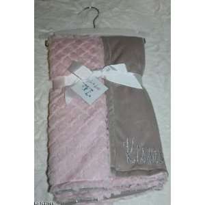  Kyle and Deena Baby Blanket   Pink and Tan Baby