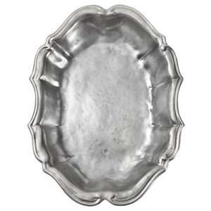  Match Pewter Queen Anne Oval Bowl
