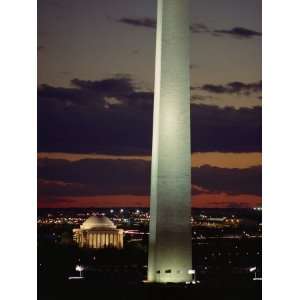  Twilight View of the Washington Monument and Jefferson 