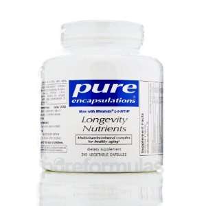  Pure Encapsulations Longevity Nutrients 240 Vegetable 