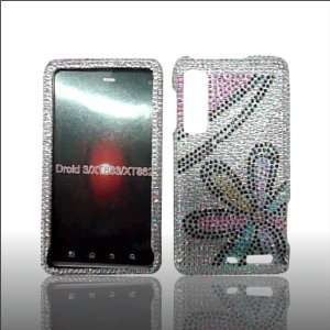  Motorola DROID X3/XT862 smartphone Rhinestone Bling Case 