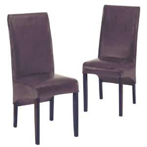 Armand Dining Chair 35.5hx19w Eggplant 