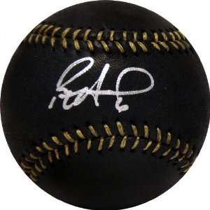  Ryan Howard Autographed Black Leather Baseball Sports 