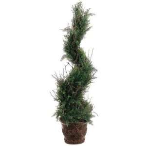 Italian Spiral Cypress Topiary Faux Plant