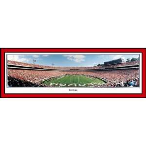  Georgia Bulldogs Sanford Stadium Framed Panoramic Poster 