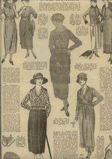 ORIGINAL MODE PRATIQUE french fashion mag. Dec 7,1918  