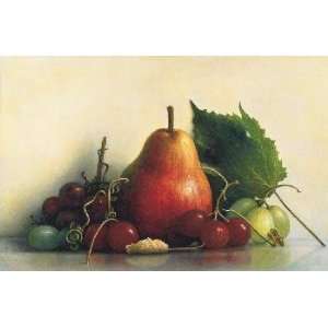 James Del Grosso   Leslies Red Pear Giclee on Paper 
