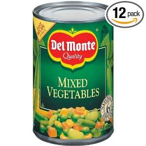 Del Monte Mixed Vegetables, 14.5 Ounce Cans (Pack of 12)  
