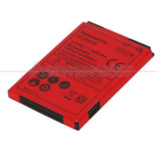 3X 1800mAh Battery for HTC Evo SHIFT 4G Red NEW  