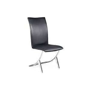  Delfin Dining Chair With Leatherette Seat And Back