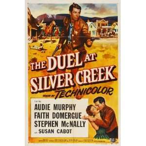  Duel at Silver Creek Poster 27x40 Audie Murphy Faith 