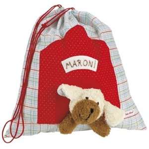  Kathe Kruse Toni Maroni Cotton Tote Bag 13.5 in. Toys 