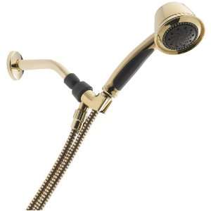 Delta Faucet Faucet 75520PB Five Spray Hand Shower, Polished Brass