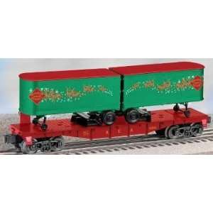  LIONEL O REA FLATCAR WITH CHRISTMAS TRAILERS Toys & Games