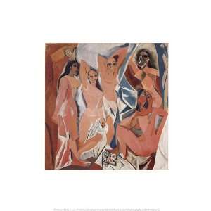 Les demoiselles dAvignon, 1907 Finest LAMINATED Print Pablo Picasso 