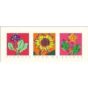  Gerry Baptist   Flowers From My Garden II Size 20x8 Poster 