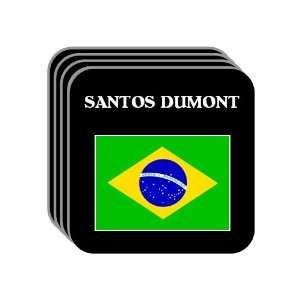  Brazil   SANTOS DUMONT Set of 4 Mini Mousepad Coasters 