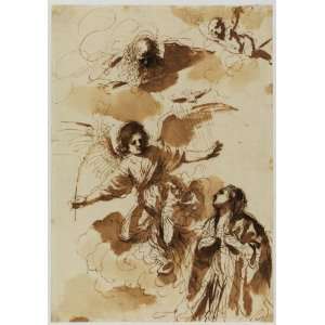   Guercino (Barbieri, Giovanni Francesco)   24 x 34 i