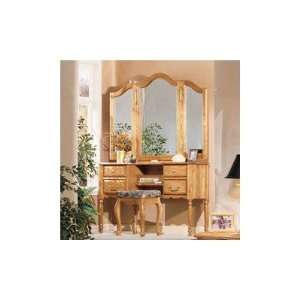 Bebe Furniture 519 Country Heirloom Vanity Base with Mirror Finish 