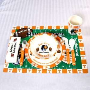 Tennessee Volunteers Mascot Manners 8 Piece Dinnerware Training Set 