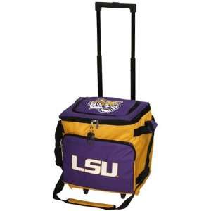  LSU Tigers Purple Rolling Collapsible Cooler Sports 