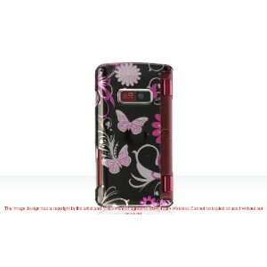  New Black Butterfly Design Lg Env2 Envy 2 Snap on Cell 