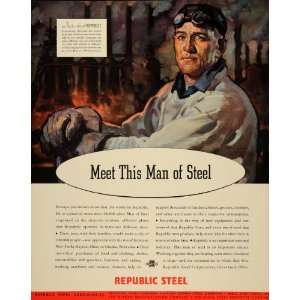   Steel Truscon Electric Weld Berger   Original Print Ad
