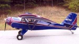 Kitfox Classic IV Denney Light Airplane Wood Model Sml  
