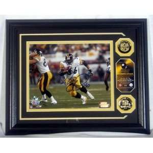  Jerome Bettis Framed Autographed/Hand Signed Pittsburgh 