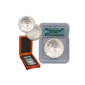  2006 Franklin Silver Dollar Founding Father MS70 Sports 
