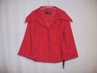 Black Rivet ladies size M swing jacket red new   