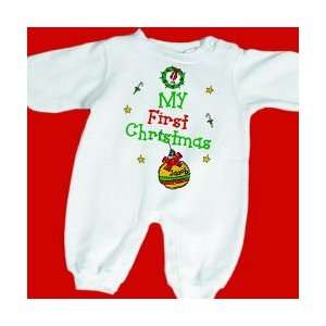  My 1st Christmas Romper Baby