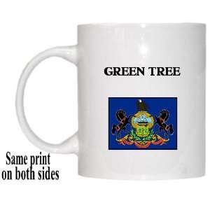    US State Flag   GREEN TREE, Pennsylvania (PA) Mug 